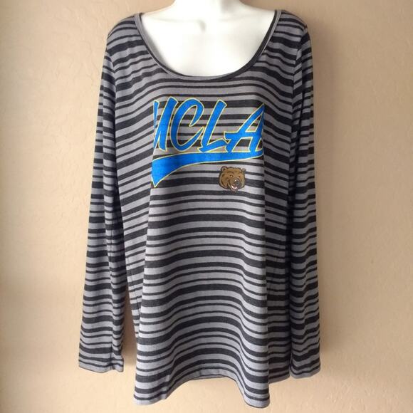 Adidas UCLA Long Sleeve Scoop Neck Tee - Picture 3 of 9